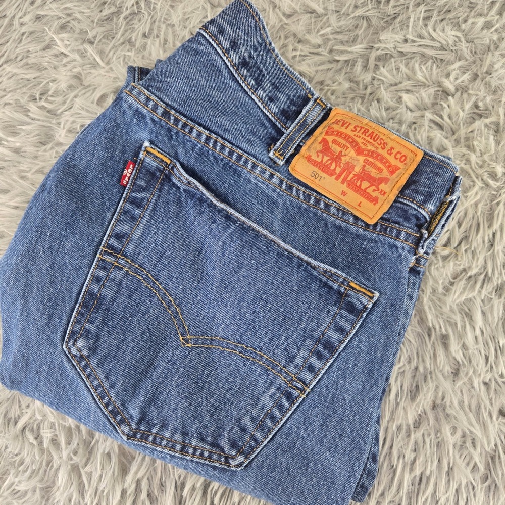 Levi's Blue Straight Jeans